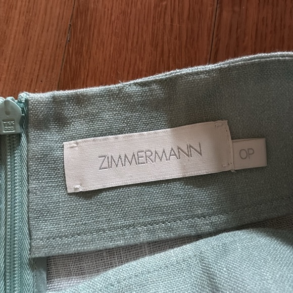 Zimmerman linen shorts size 0 Petite with belt like new! - Picture 5 of 10